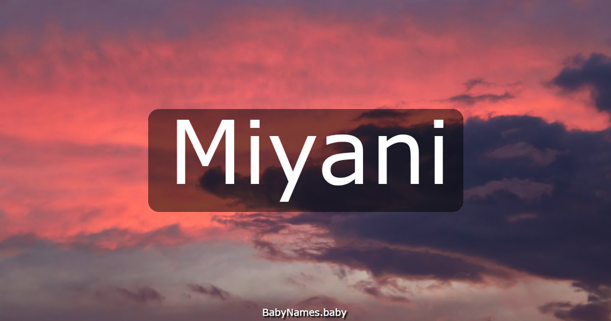 Miyani