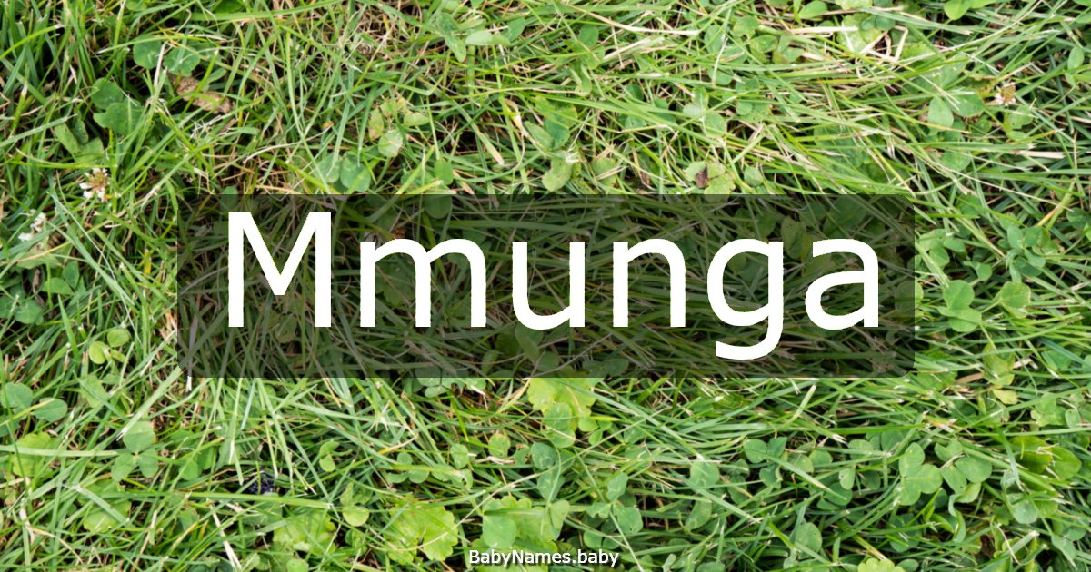 Mmunga