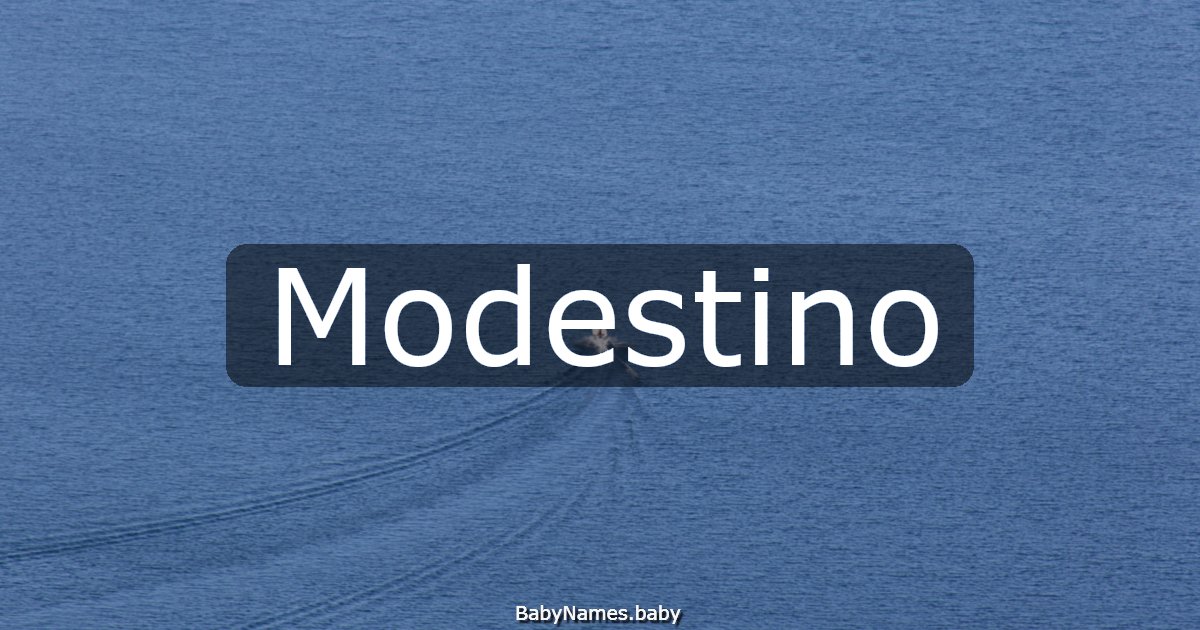 Modestino