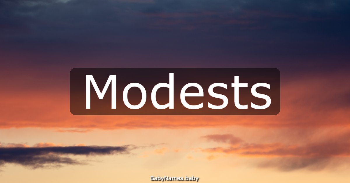 Modests