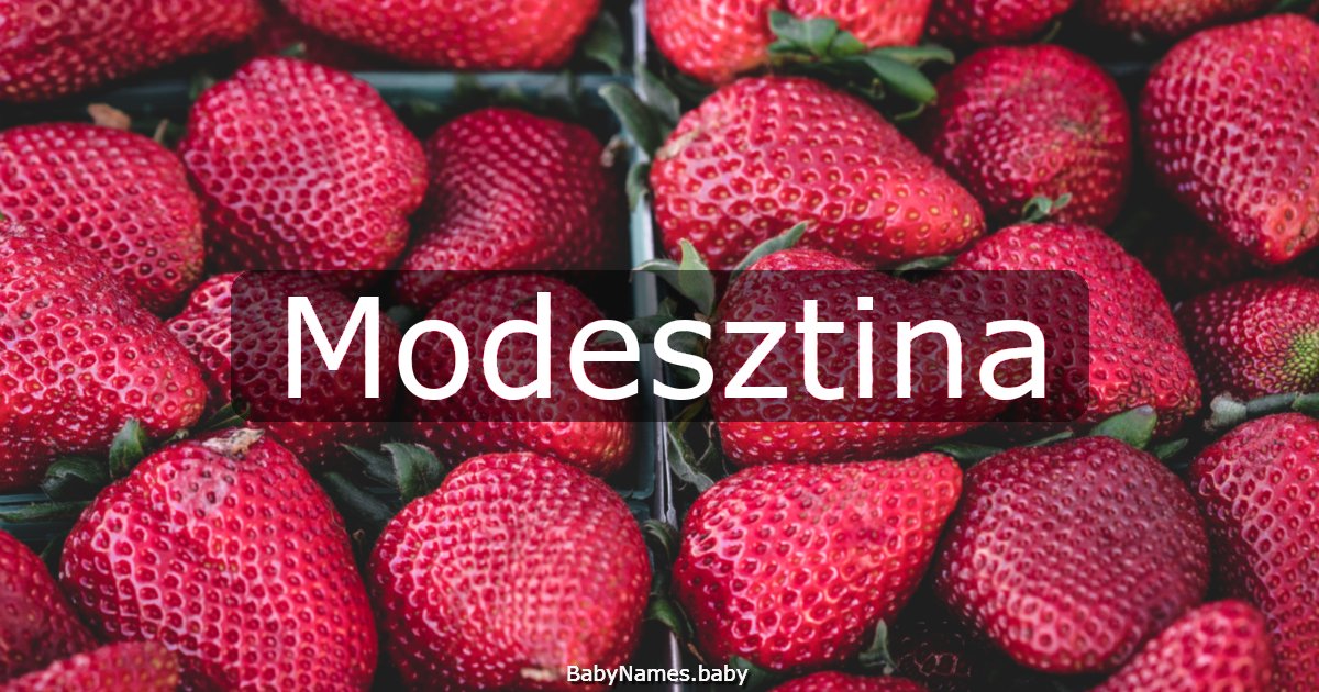 Modesztina