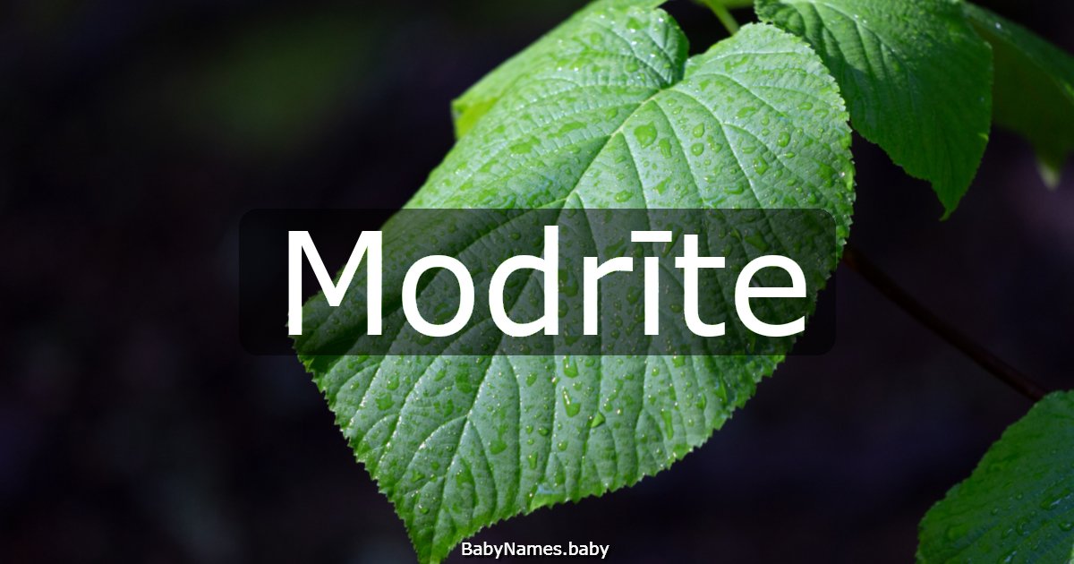 Modrīte