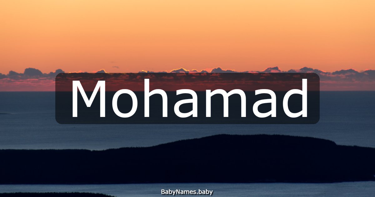 Mohamad