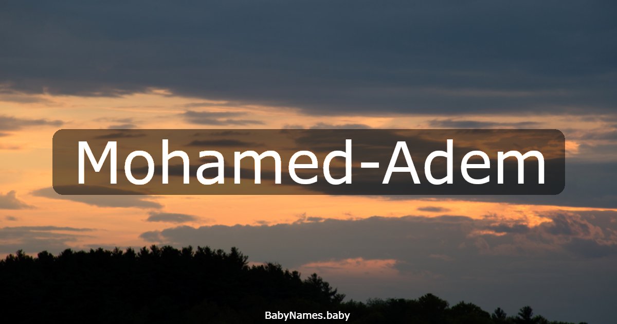 Mohamed-Adem