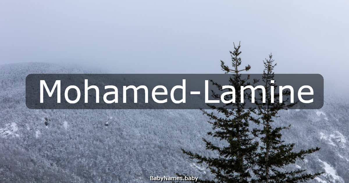Mohamed-Lamine