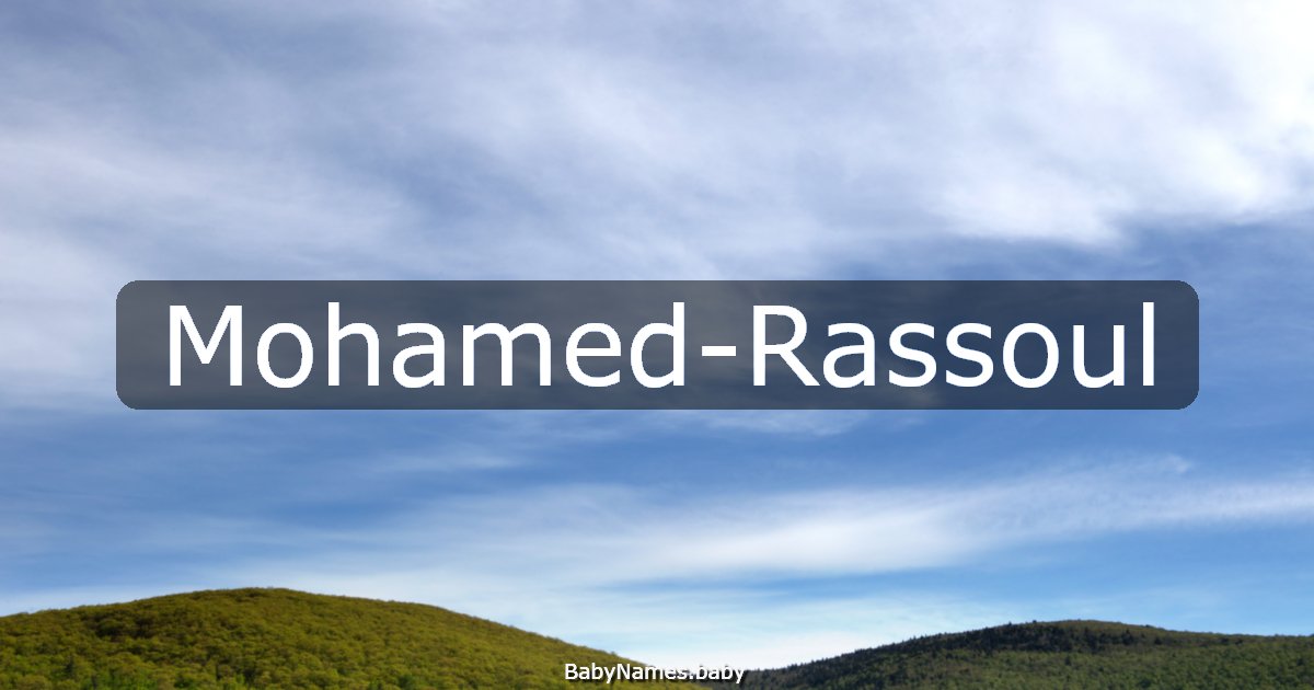 Mohamed-Rassoul