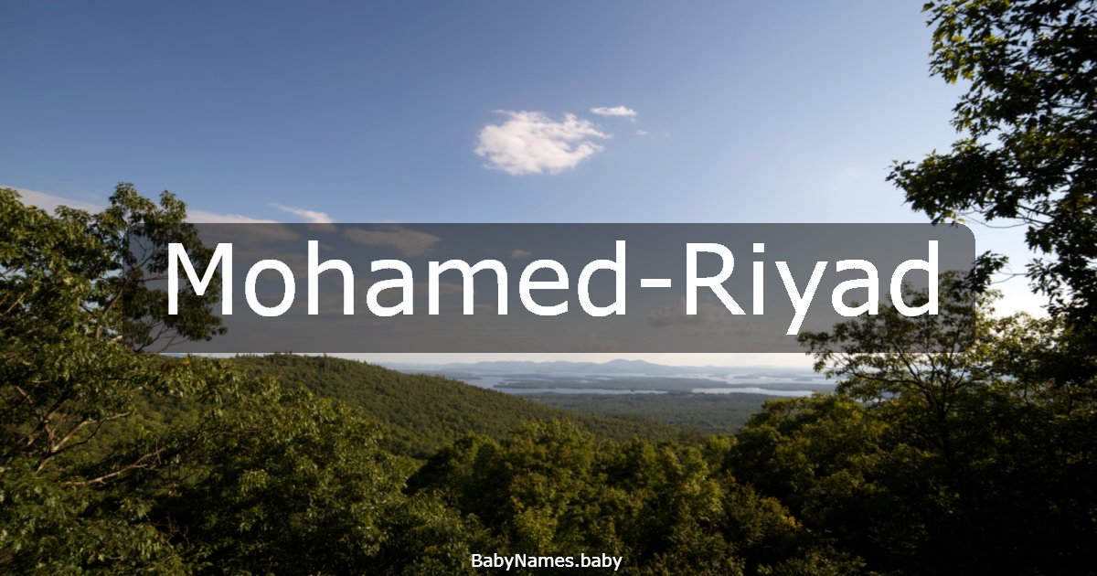 Mohamed-Riyad