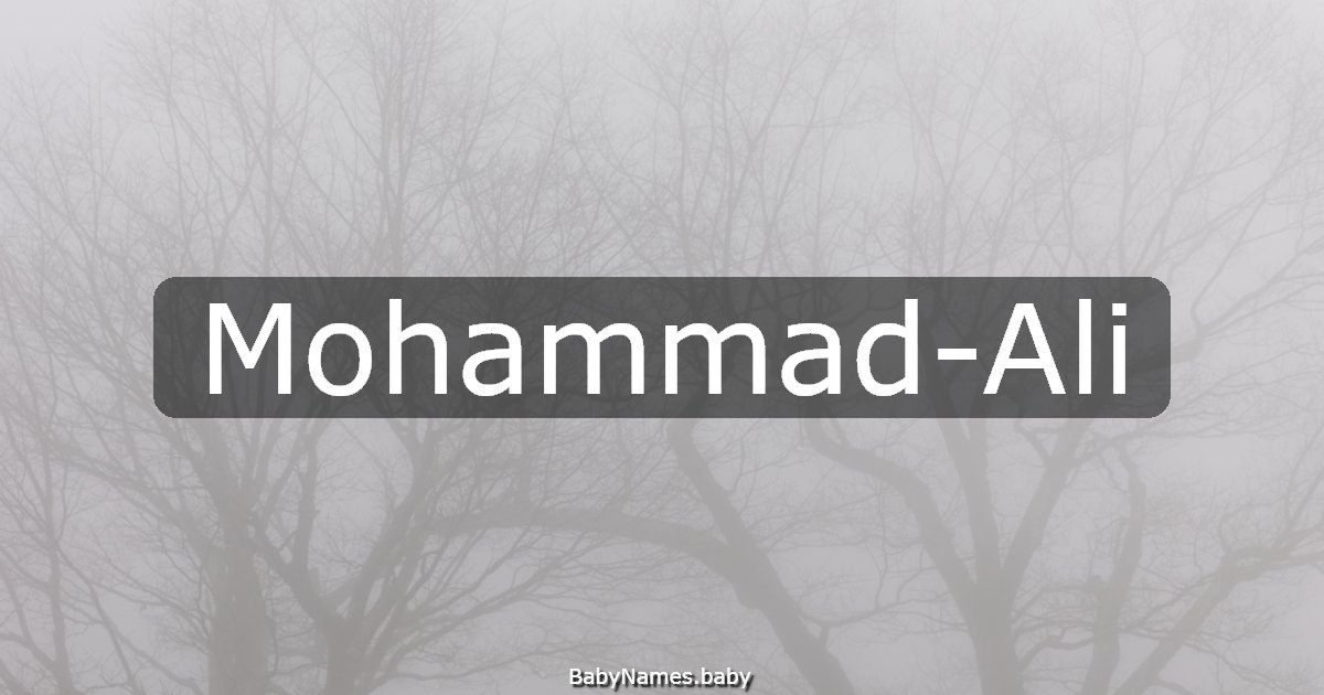Mohammad-Ali