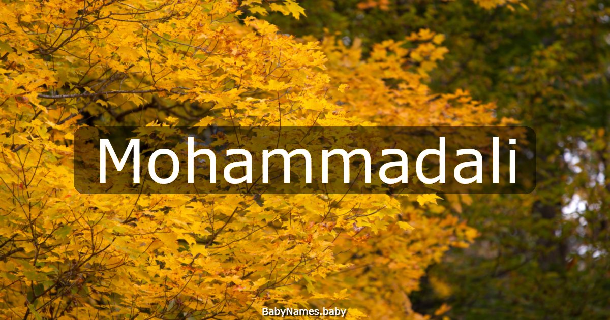 Mohammadali