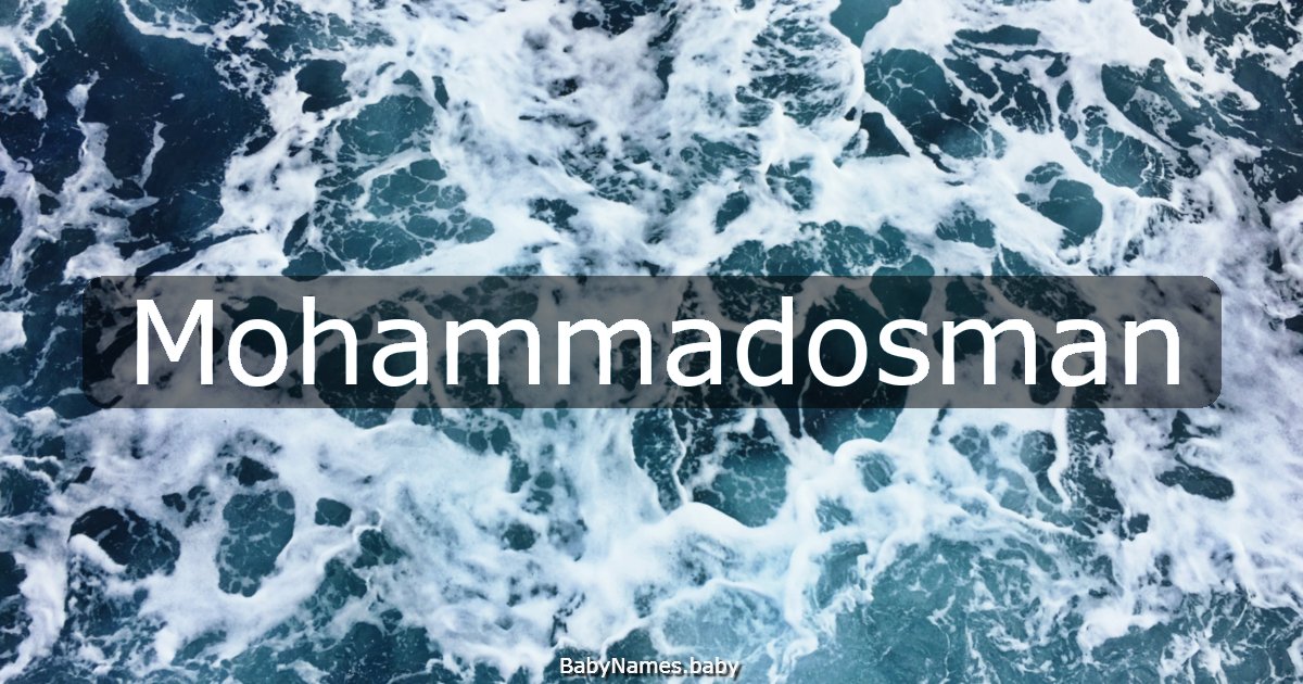 Mohammadosman