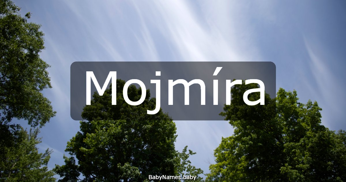Mojmíra