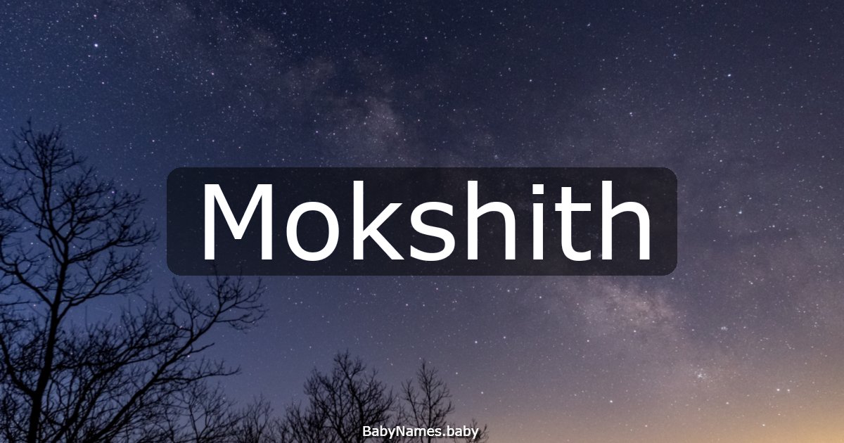 Mokshith