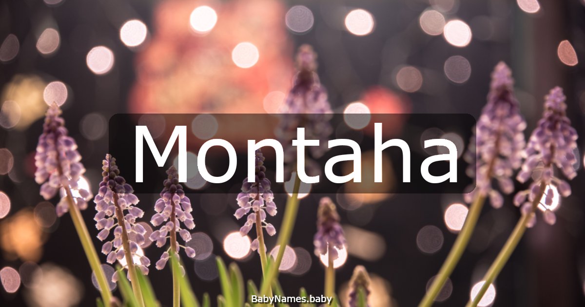 Montaha