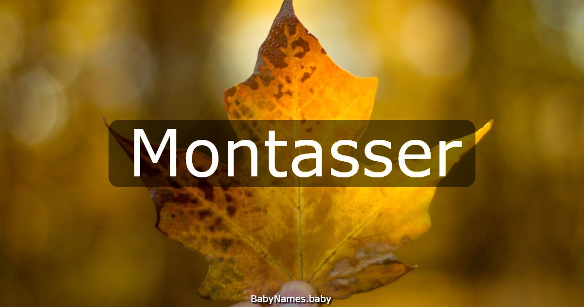 Montasser