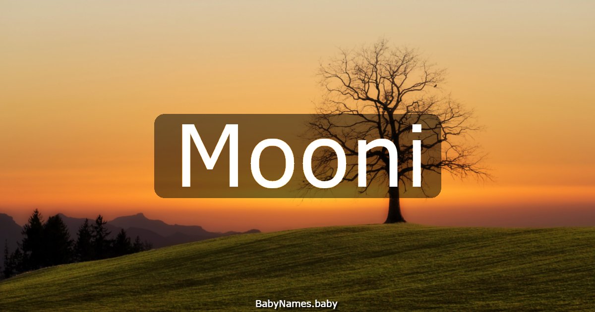 Mooni