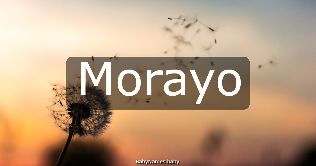 Morayo