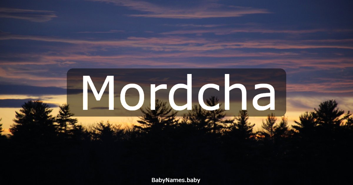 Mordcha