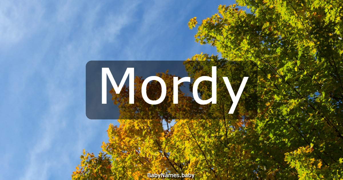 Mordy