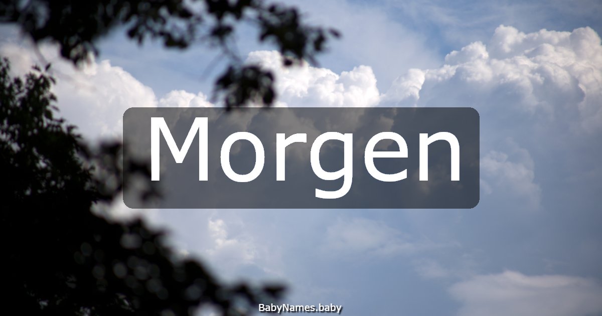 Morgen