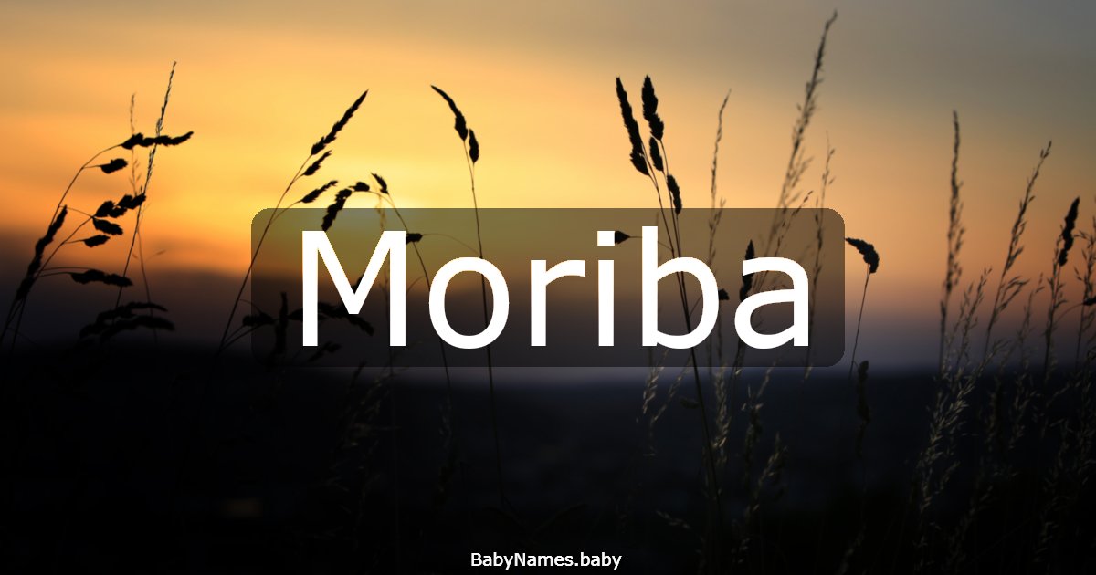 Moriba
