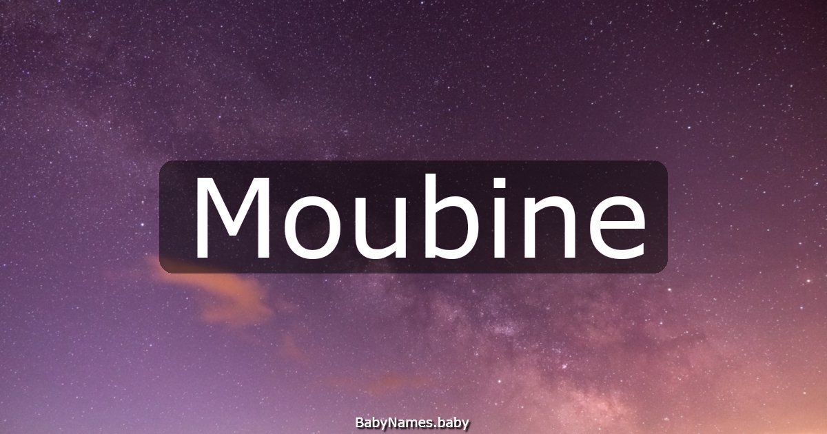 Moubine