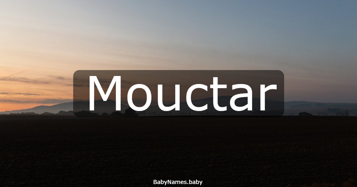 Mouctar
