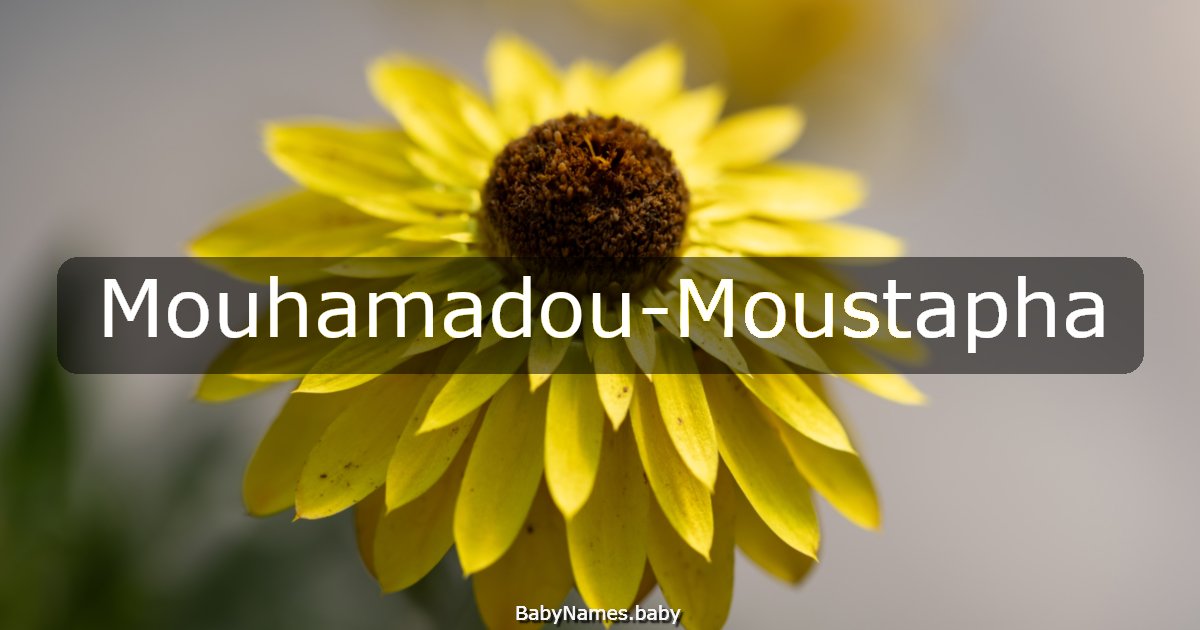 Mouhamadou-Moustapha