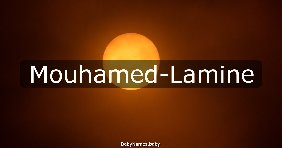 Mouhamed-Lamine