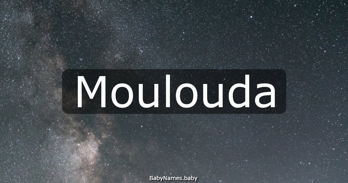 Moulouda