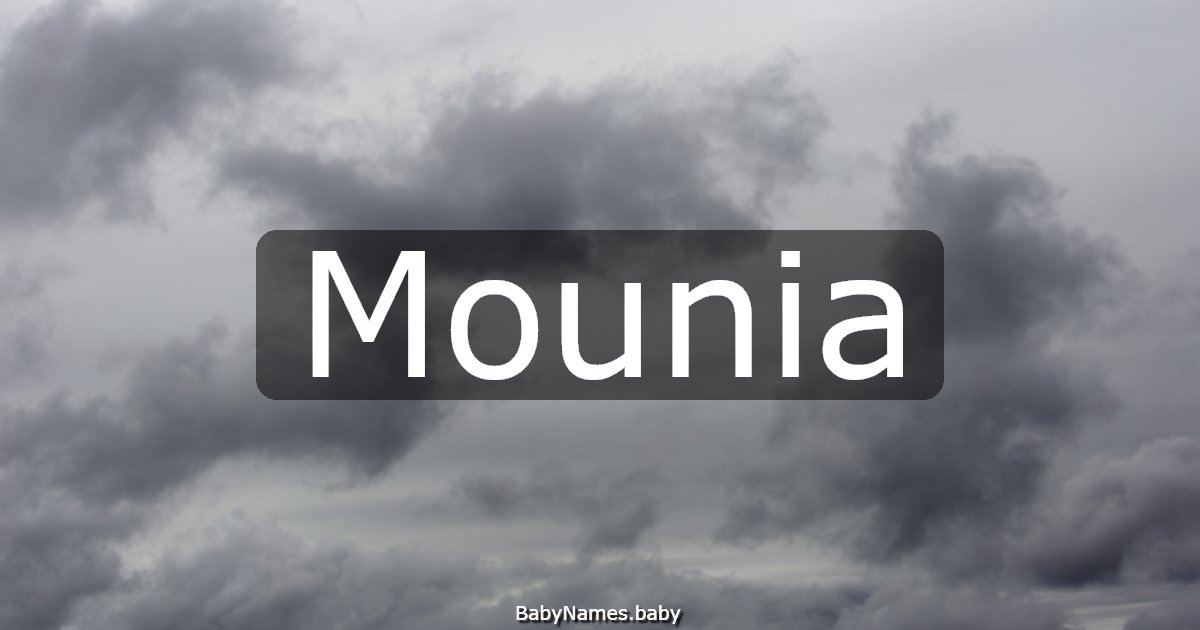Mounia