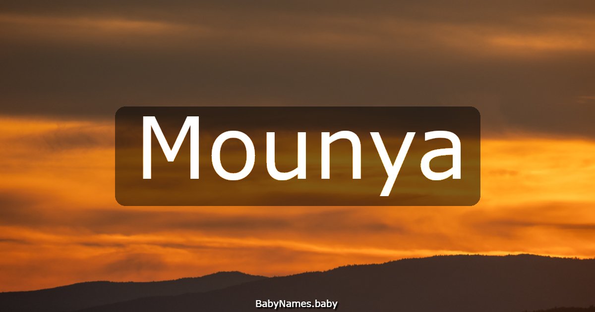 Mounya