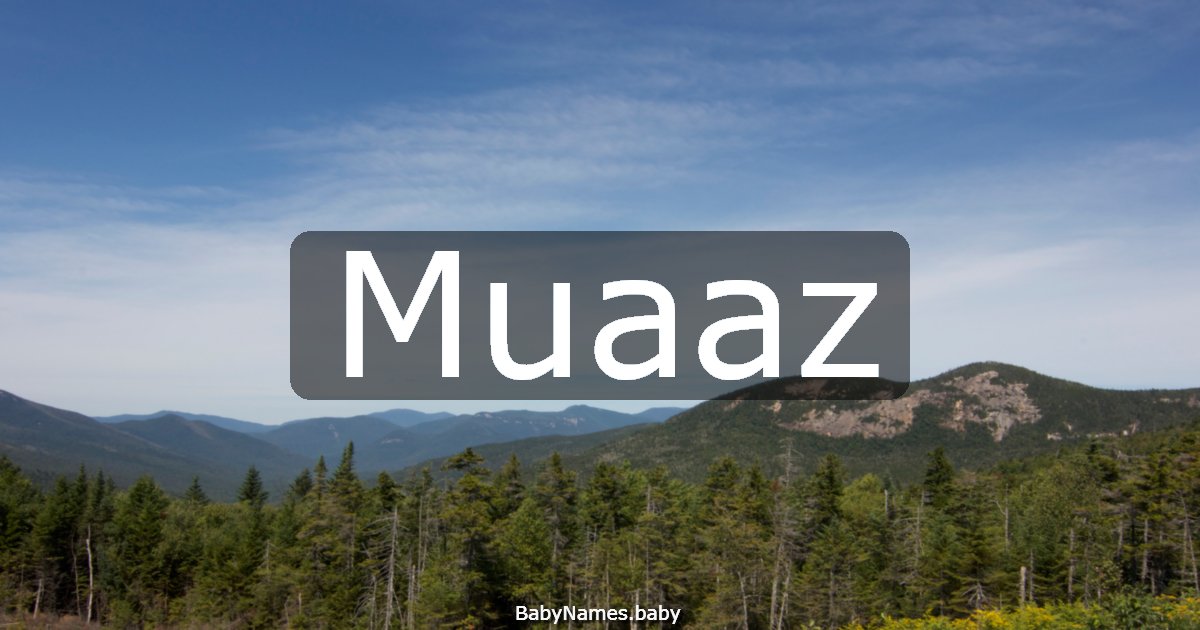 Muaaz
