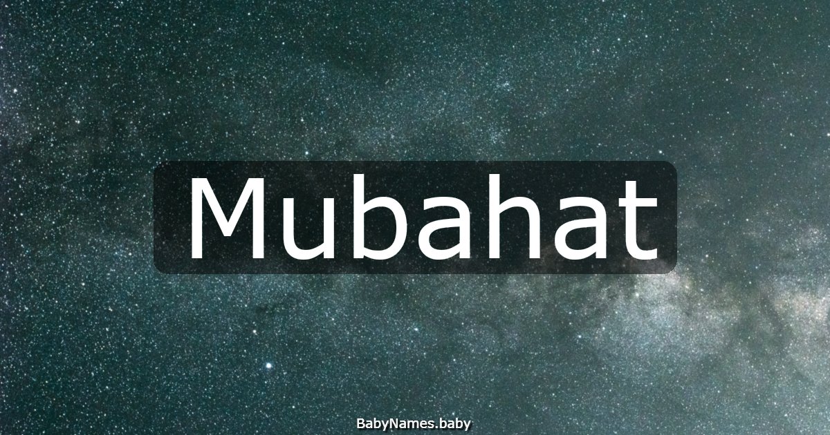 Mubahat