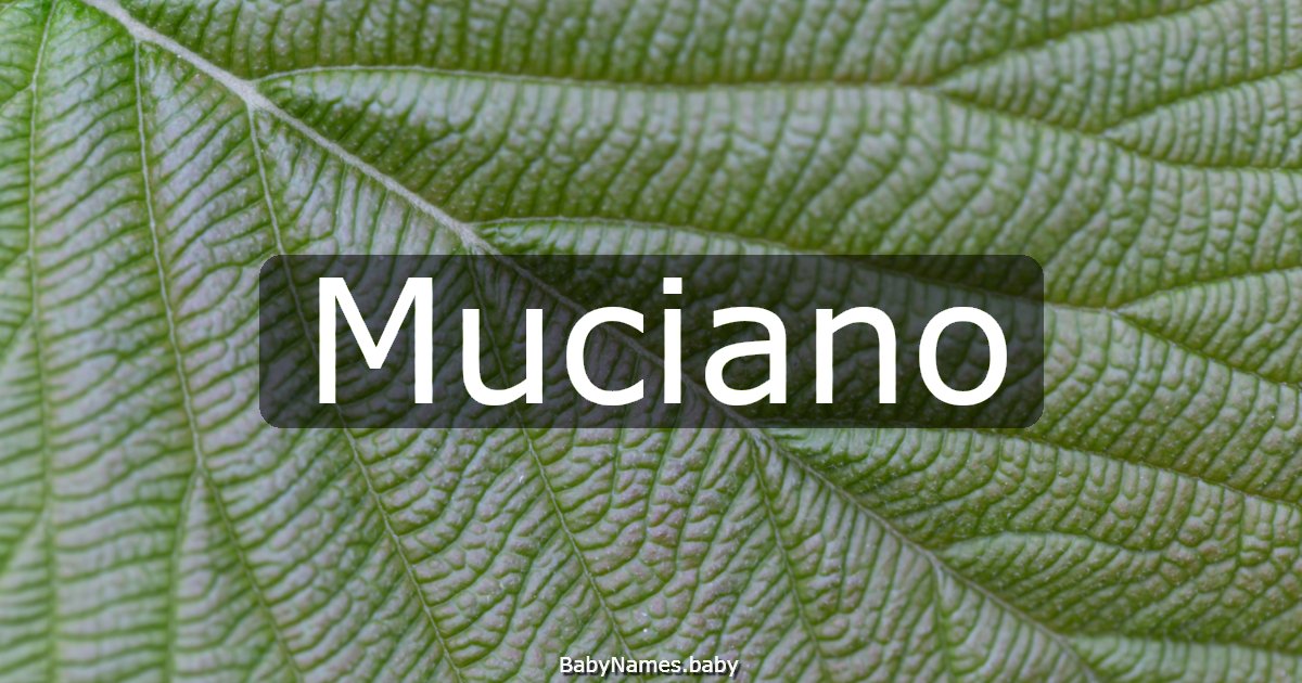 Muciano