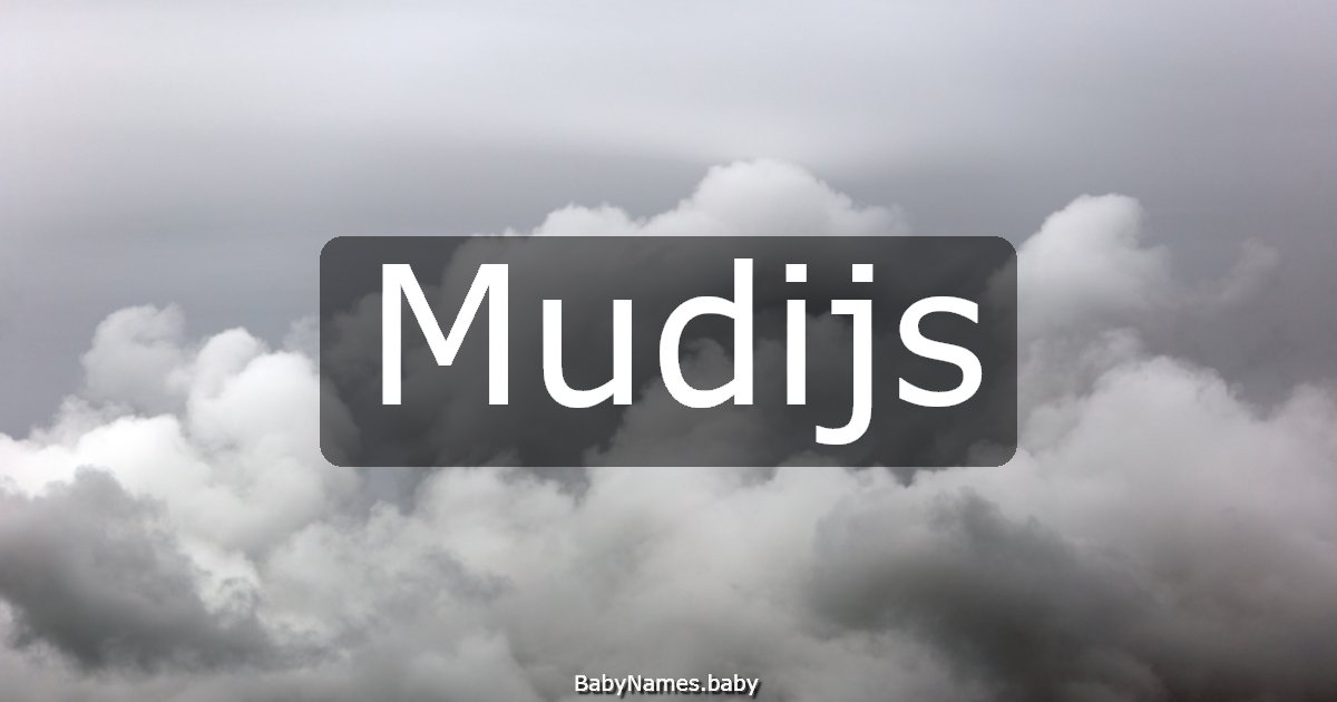 Mudijs