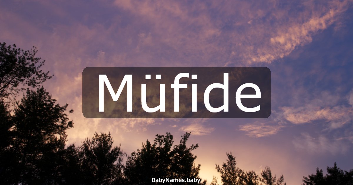 Müfide