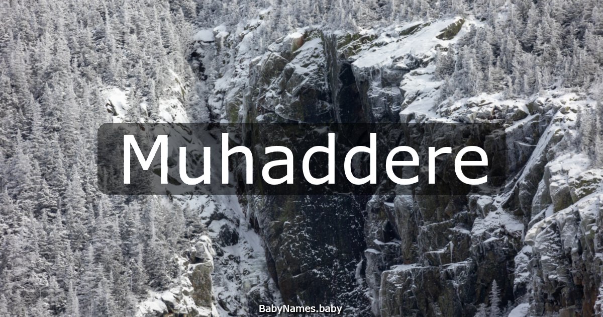 Muhaddere