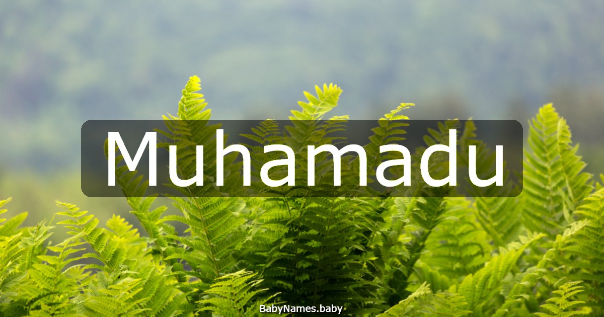 Muhamadu