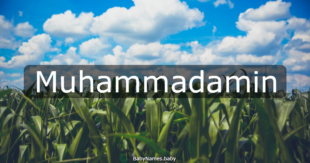 Muhammadamin