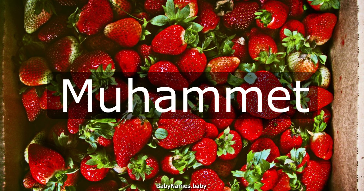 Muhammet