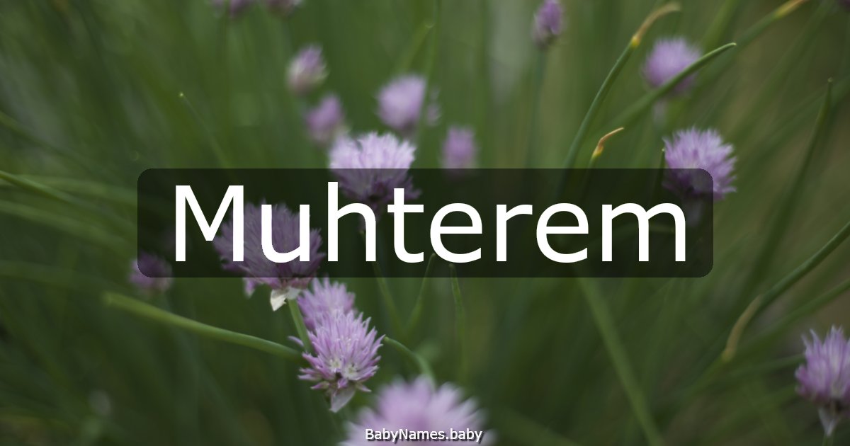 Muhterem