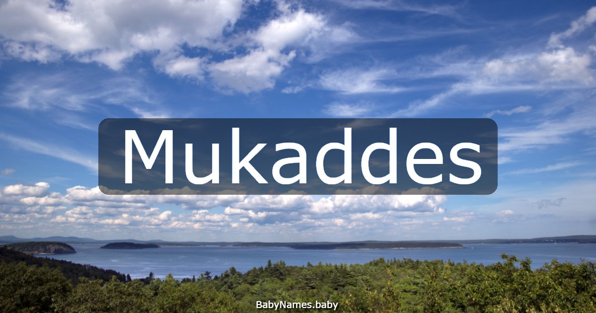 Mukaddes