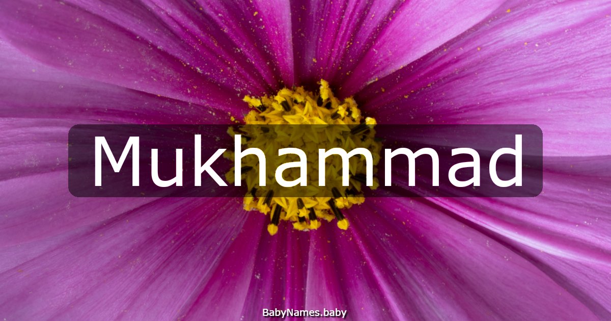Mukhammad