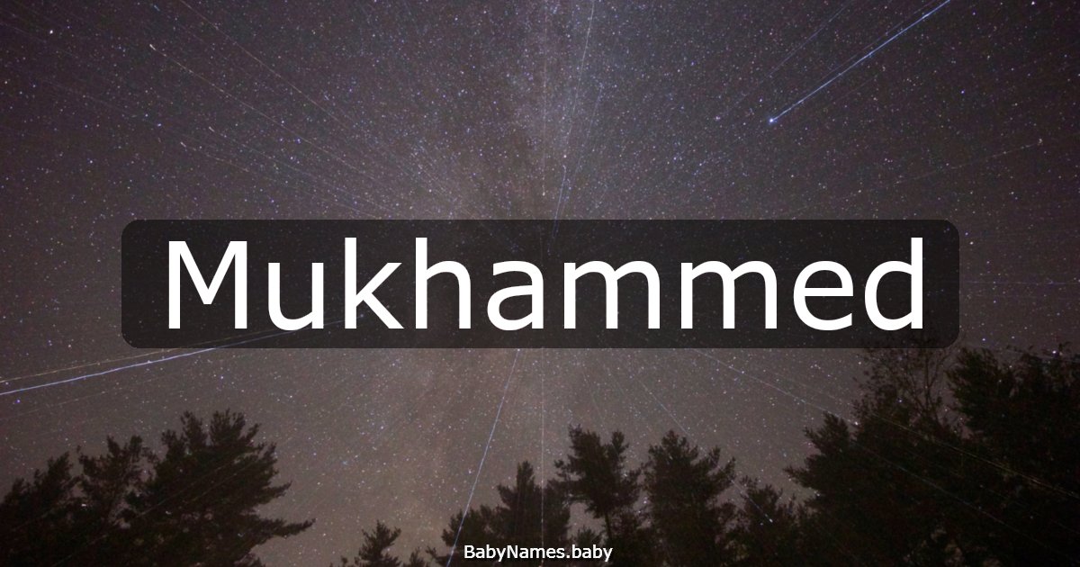 Mukhammed