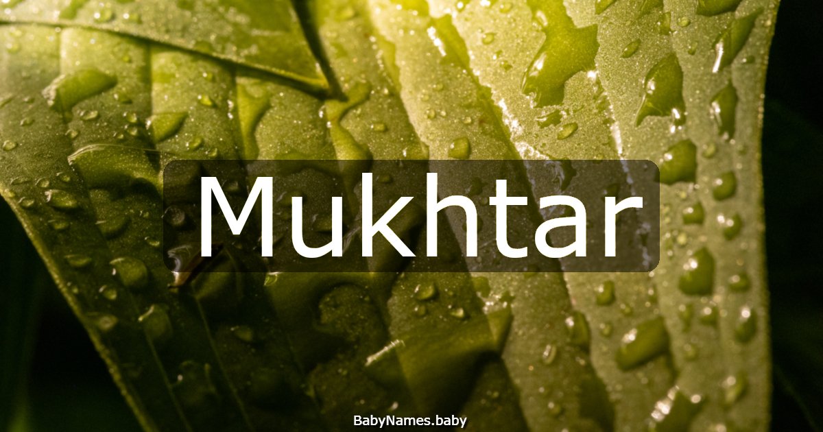 Mukhtar