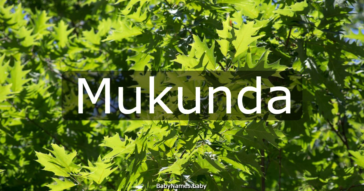 Mukunda