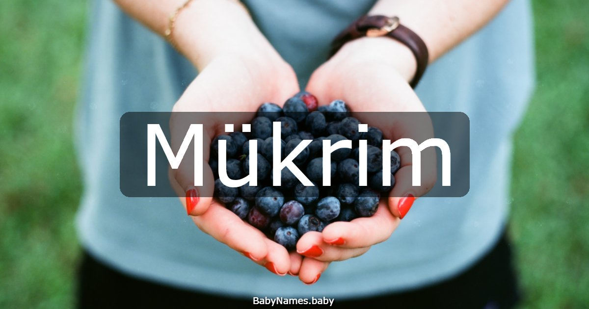 Mükrim