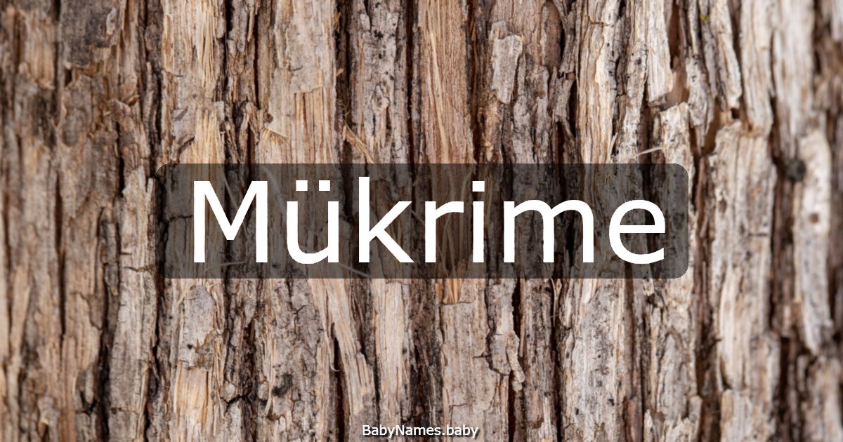 Mükrime