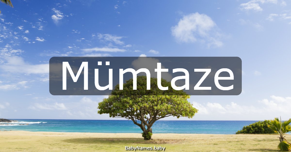 Mümtaze