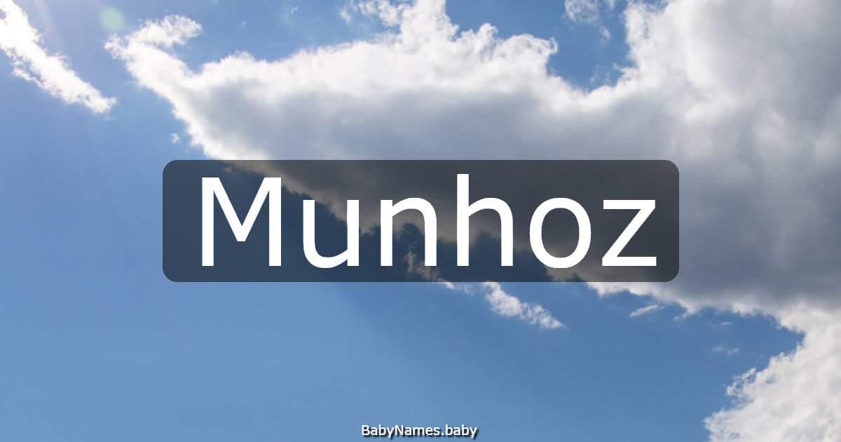 Munhoz